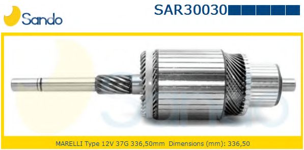 Якорь, стартер SANDO SAR30030.9