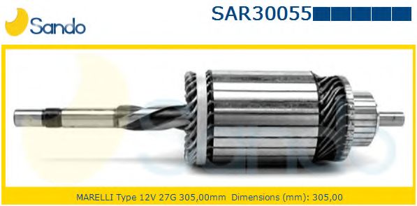 Якорь, стартер SANDO SAR30055.9
