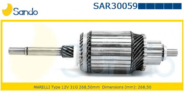 Якорь, стартер SANDO SAR30059.9