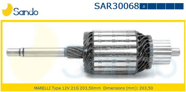 Якорь, стартер SANDO SAR30068.0
