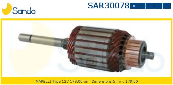 Якорь, стартер SANDO SAR30078.0