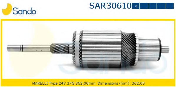 Якорь, стартер SANDO SAR30610.0