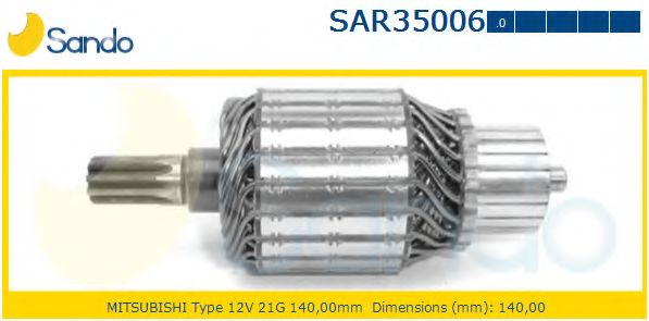 Якорь, стартер SANDO SAR35006.0