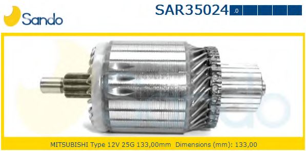 Якорь, стартер SANDO SAR35024.0
