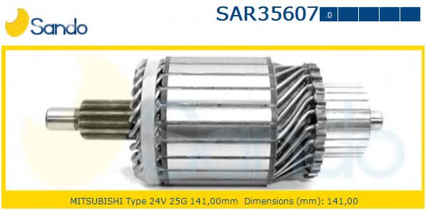 Якорь, стартер SANDO SAR35607.0