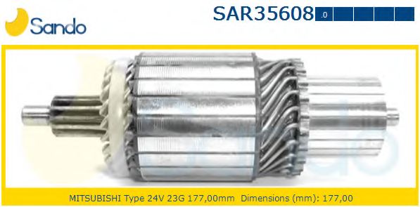 Якорь, стартер SANDO SAR35608.0