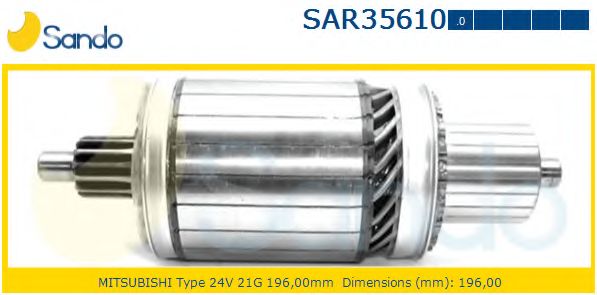 Якорь, стартер SANDO SAR35610.0
