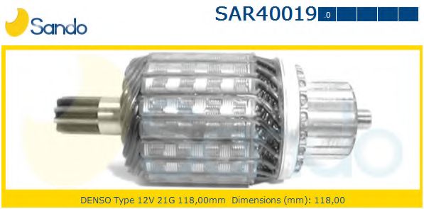 Якорь, стартер SANDO SAR40019.0