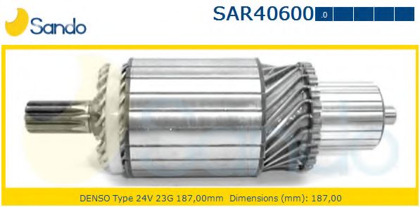 Якорь, стартер SANDO SAR40600.0