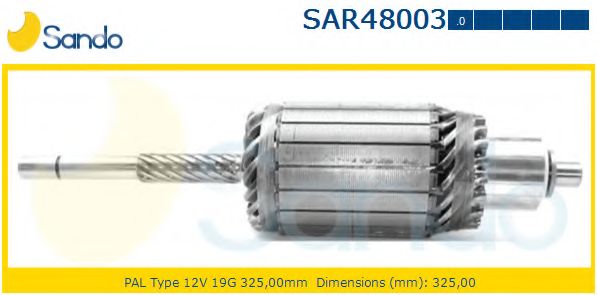 Якорь, стартер HC-Cargo 131929