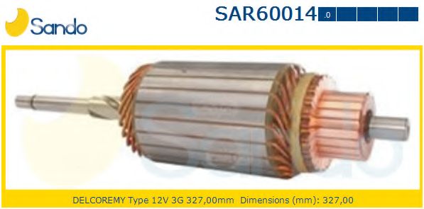 Якорь, стартер SANDO SAR60014.0