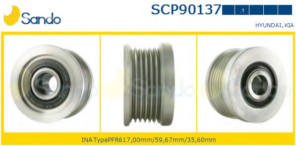 Ременный шкив, генератор ZEN 5460