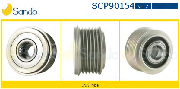 Ременный шкив, генератор SANDO SCP90154.0