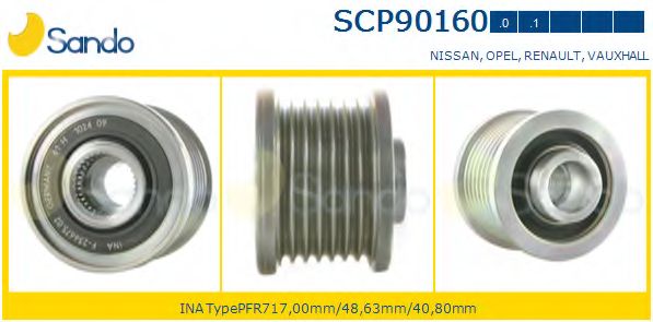 Ременный шкив, генератор ZEN 5562