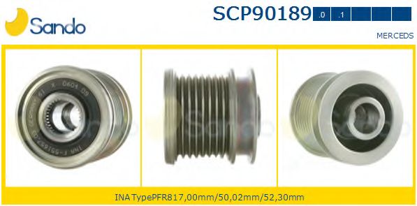Ременный шкив, генератор SANDO SCP90189.0