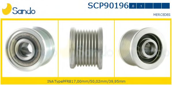 Ременный шкив, генератор SANDO SCP90196.0