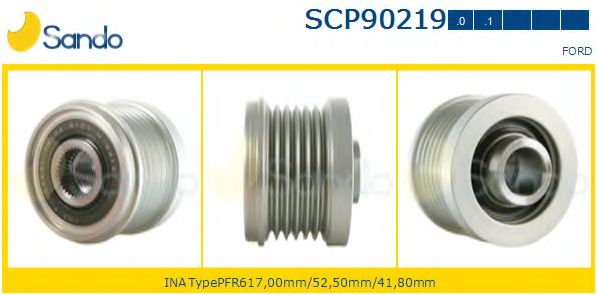 Ременный шкив, генератор SANDO SCP90219.0