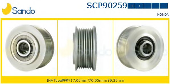 Ременный шкив, генератор HC-Cargo 330634
