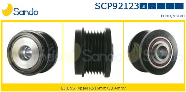 Ременный шкив, генератор SANDO SCP92123.0