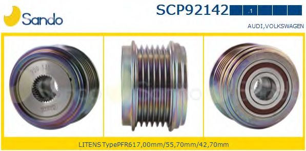 Ременный шкив, генератор SANDO SCP92142.1