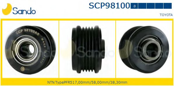 Ременный шкив, генератор ZEN 5424