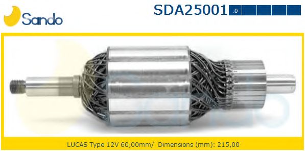 Ротор, генератор LUCAS ELECTRICAL 227693