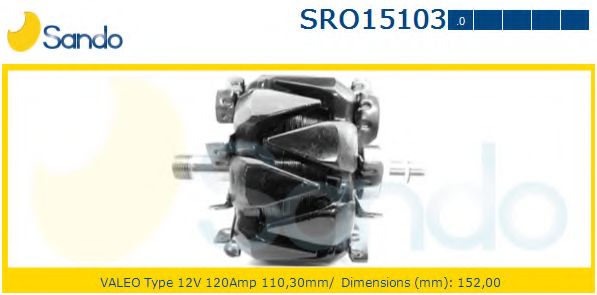 Ротор, генератор SANDO SRO15103.0