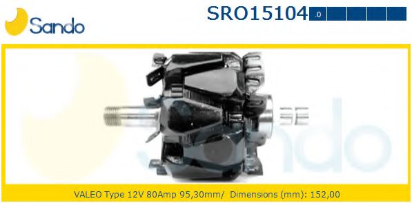 Ротор, генератор SANDO SRO15104.0