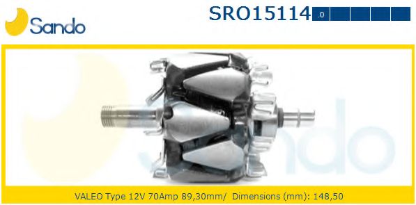 Ротор, генератор SANDO SRO15114.0