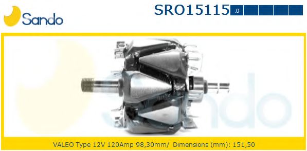 Ротор, генератор SANDO SRO15115.0