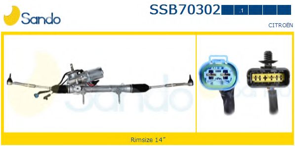 Рулевой механизм SANDO SSB70302.1