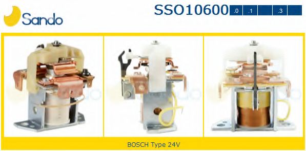 Тяговое реле, стартер SANDO SSO10600.0