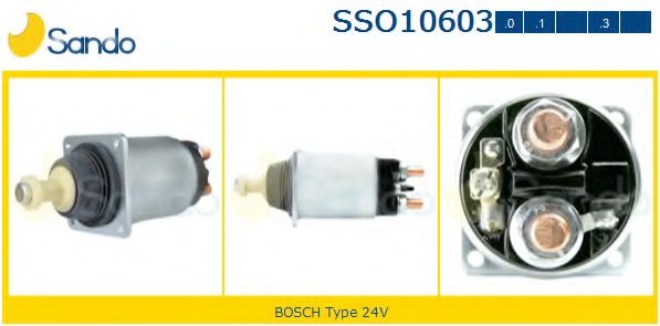 Тяговое реле, стартер SANDO SSO10603.0