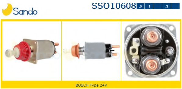 Тяговое реле, стартер SANDO SSO10608.0