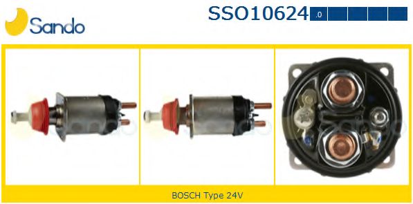 Тяговое реле, стартер SANDO SSO10624.0