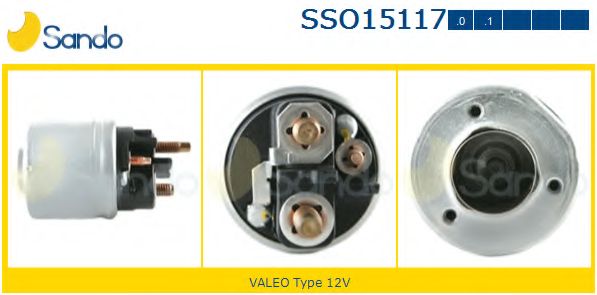 Тяговое реле, стартер SANDO SSO15117.0