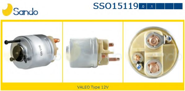 Тяговое реле, стартер SANDO SSO15119.0