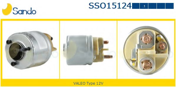 Тяговое реле, стартер SANDO SSO15124.1
