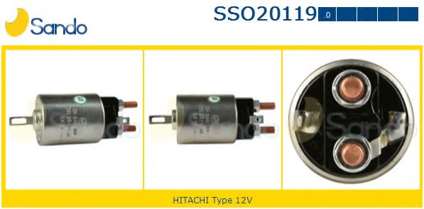 Тяговое реле, стартер SANDO SSO20119.0