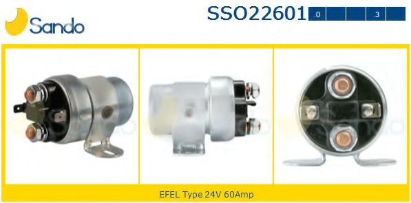 Тяговое реле, стартер EFEL 36510