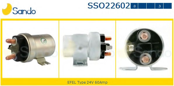 Тяговое реле, стартер EFEL 36630