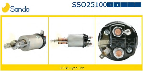 Тяговое реле, стартер SANDO SSO25100.0
