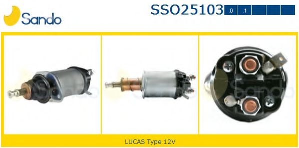 Тяговое реле, стартер LUCAS ELECTRICAL 77169