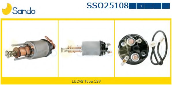 Тяговое реле, стартер LUCAS ELECTRICAL 77136