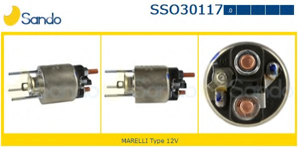 Тяговое реле, стартер SANDO SSO30117.0