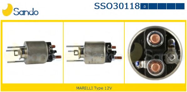 Тяговое реле, стартер SANDO SSO30118.0