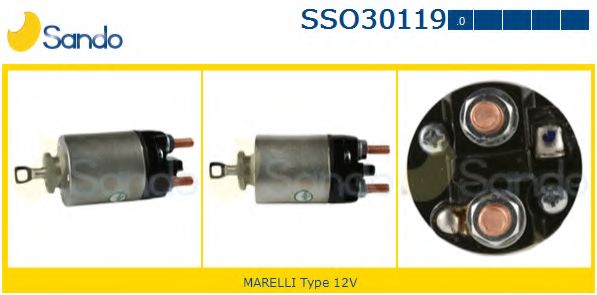 Тяговое реле, стартер SANDO SSO30119.0