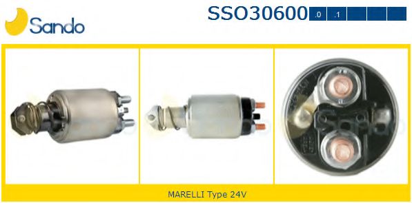 Тяговое реле, стартер SANDO SSO30600.0