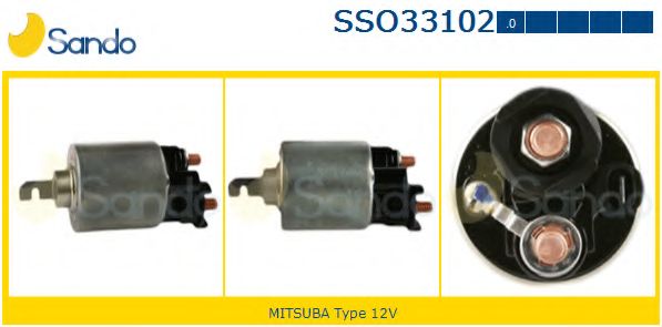 Тяговое реле, стартер SANDO SSO33102.0