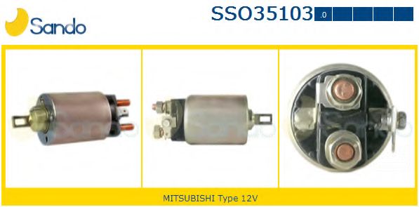 Тяговое реле, стартер SANDO SSO35103.0